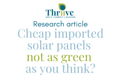 Cheaper Imported Solar Panels Might Not Be As Green As You Think