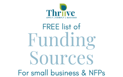 FREE – List of Grant Sources