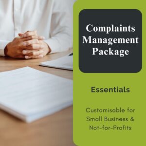 Complaints Management Package: Essentials (Resources)